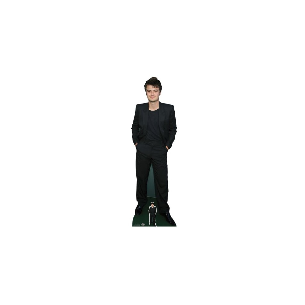 Star Cutouts Joe Keery Suit Lifesize Cardboard Cutout 167Cm Black