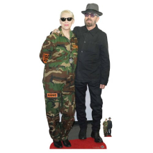 Annie Lennox and Dave Stewart Lifesize Cardboard Cutout 184cm