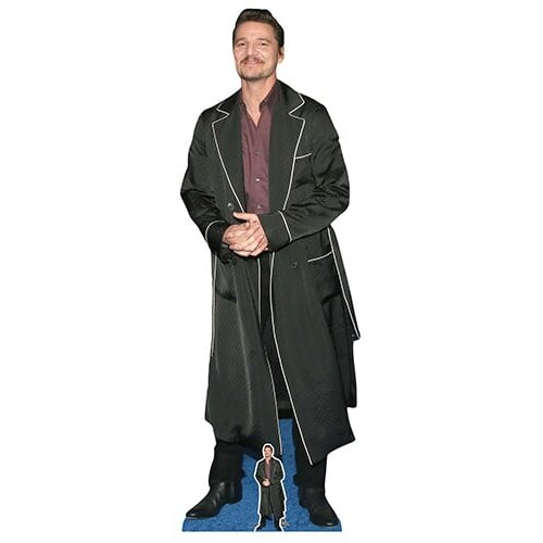 Pedro Pascal Black Coat Lifesize Cardboard Cutout 181cm