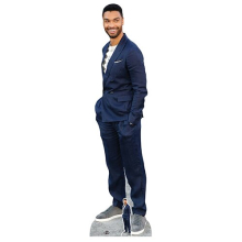 Rege Jean Page Blue Suit Lifesize Cardboard Cutout 183cm