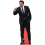 Patrick Bruel Suit Lifesize Cardboard Cutout 180cm 1