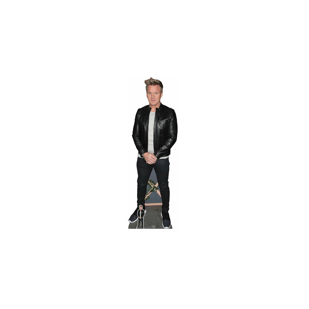 Star Cutouts Gordon Ramsay Jacket Lifesize Cardboard Cutout 189Cm Black