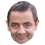 Rowan Atkinson Mr Bean Cardboard Face Mask 1