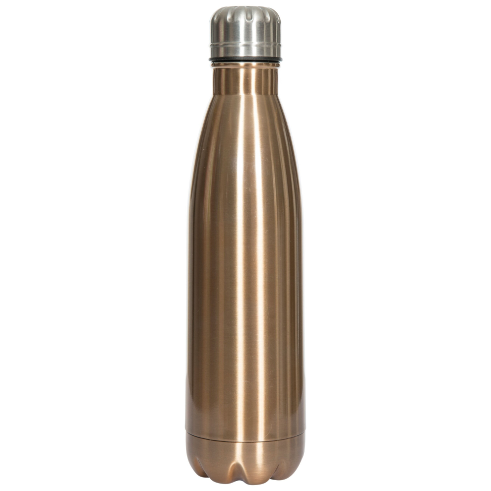 (EACH, Bronze) Trespass Stainless Steel Insulated Bottle Flask