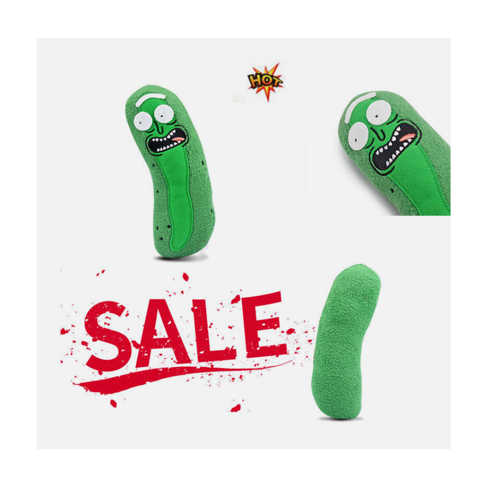 Rick and Morty - Pickle Rick Scared Plush Toy Vegetable cucumber 19cm