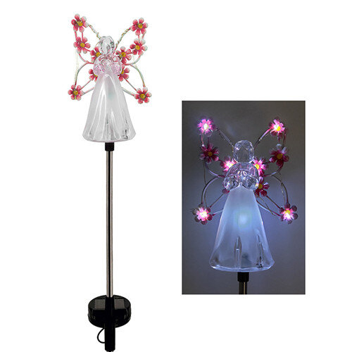 (1 Pcs, Pink) Garden Decoration Solar Angel Stake Lights on OnBuy
