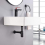 NES Home Modern Basin Sink Bottle Trap Waste Basin Sink Pipe Matte Black 3
