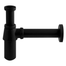 Modern Basin Sink Bottle Trap Waste Basin Sink Pipe Matte Black