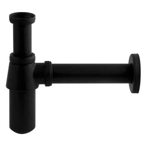 NES Home Modern Basin Sink Bottle Trap Waste Basin Sink Pipe Matte Black