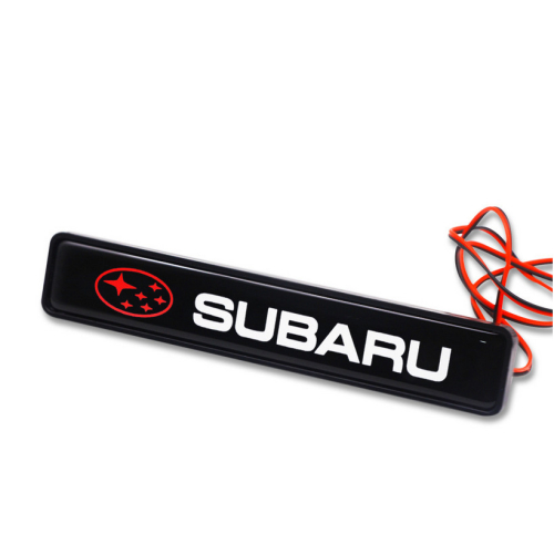 Illuminated Star LED Light Front Grille Badge Emblem Decal for SUBARU 2