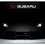 Illuminated Star LED Light Front Grille Badge Emblem Decal for SUBARU 12