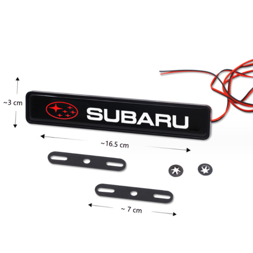 Illuminated Star LED Light Front Grille Badge Emblem Decal for SUBARU 1