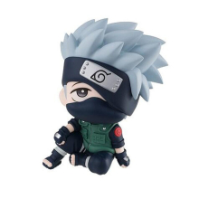 (Kakashi) 9cm Naruto Anime Figure Uzumaki Naruto Kakashi Uchiha Sasuke Itachi Cute Toys Q Figurals Action Figurine Model