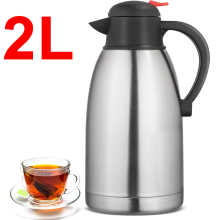 2L Stainless Steel Vacuum Kettle Flask Dispenser Hot Cold Tea Coffee Insulated Air Pot