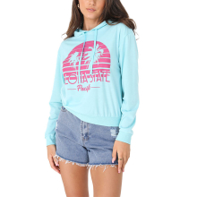 (Bright Blue, S) BRAVE SOUL Womens Pullover Hoodie Sweat