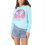 Brave Soul (Bright Blue, S) BRAVE SOUL Womens Pullover Hoodie Sweat 1