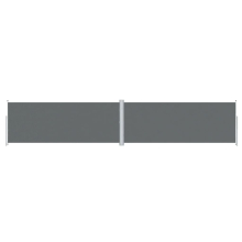 (anthracite, 200 x 1000 cm) vidaXL Retractable Side Awning Balcony Windscreen Patio Sun Protection Screen