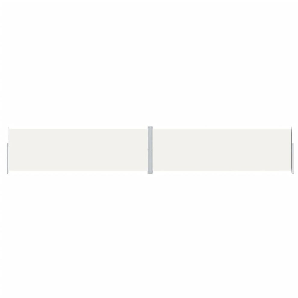 Vidaxl (Cream, 200 X 1200 Cm) Retractable Side Awning Garden Privacy Screen Multi Colours Multi Sizes