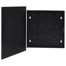 vidaXL Key Box with Magnetic Board Black key Storage Cabinet Organisation