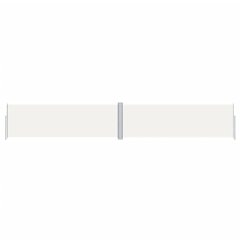 Vidaxl (Cream, 160 X 1000 Cm) Retractable Side Awning Garden Privacy Screen Multi Colours Multi Sizes