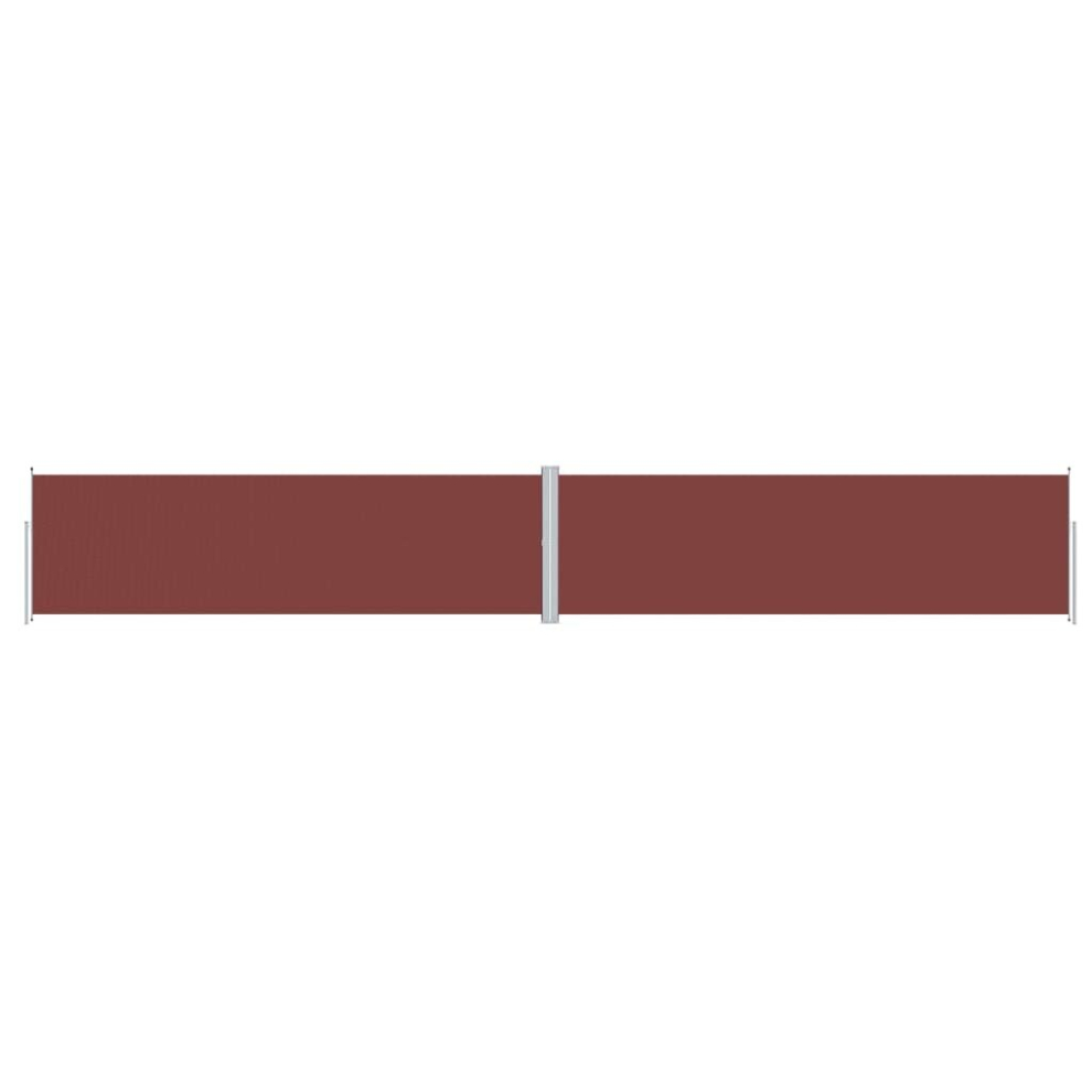 Vidaxl (Brown, 180 X 1200 Cm) Retractable Side Awning Garden Privacy Screen Multi Colours Multi Sizes