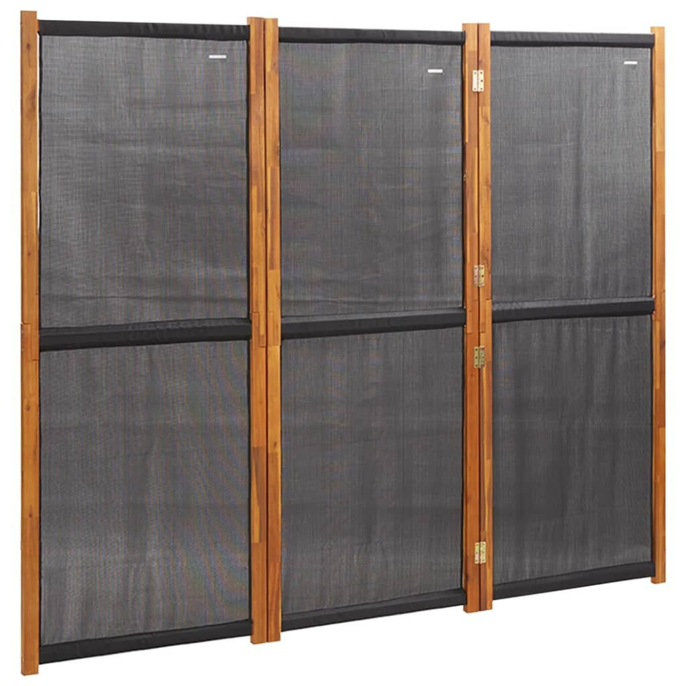 (black, 210 X 180 cm) vidaXL Room Divider Wall Partition Screen Panel Room Separator Privacy Screen