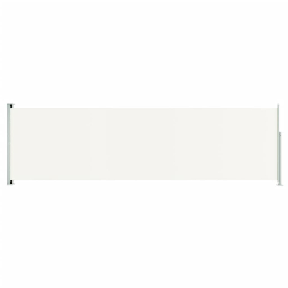(cream, 180 x 600 cm) vidaXL Retractable Side Awning Garden Privacy Screen Balcony Outdoor Screen