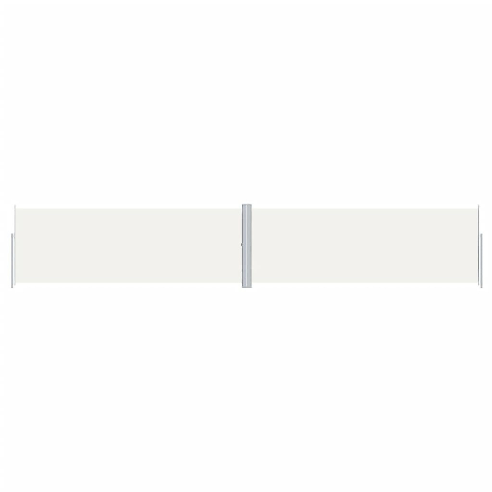 Vidaxl (Cream, 180 X 1000 Cm) Retractable Side Awning Balcony Windscreen Patio Sun Protection Screen