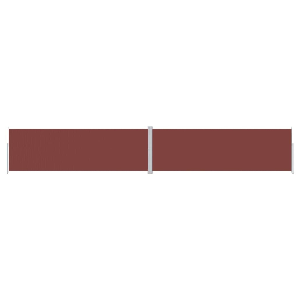 Vidaxl (Brown, 200 X 1200 Cm) Retractable Side Awning Garden Privacy Screen Multi Colours Multi Sizes