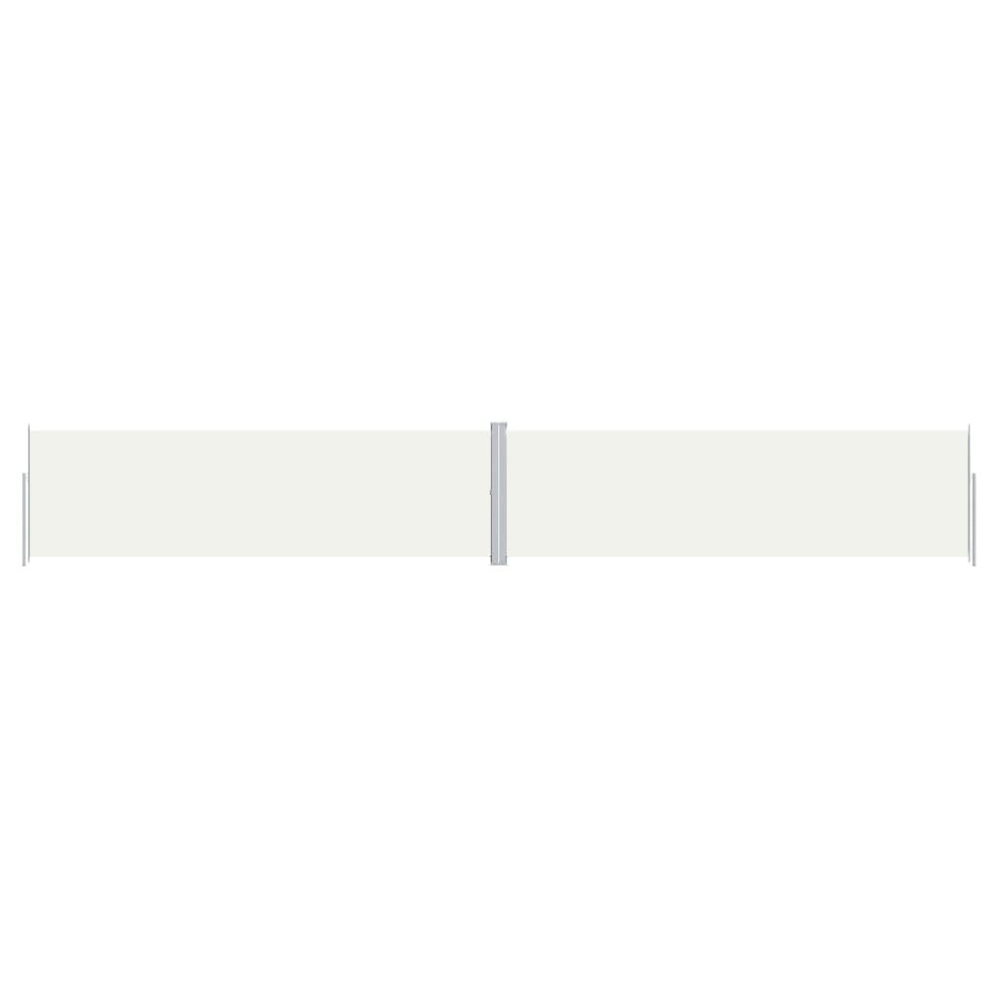 Vidaxl (Cream, 180 X 1200 Cm) Retractable Side Awning Garden Privacy Screen Multi Colours Multi Sizes