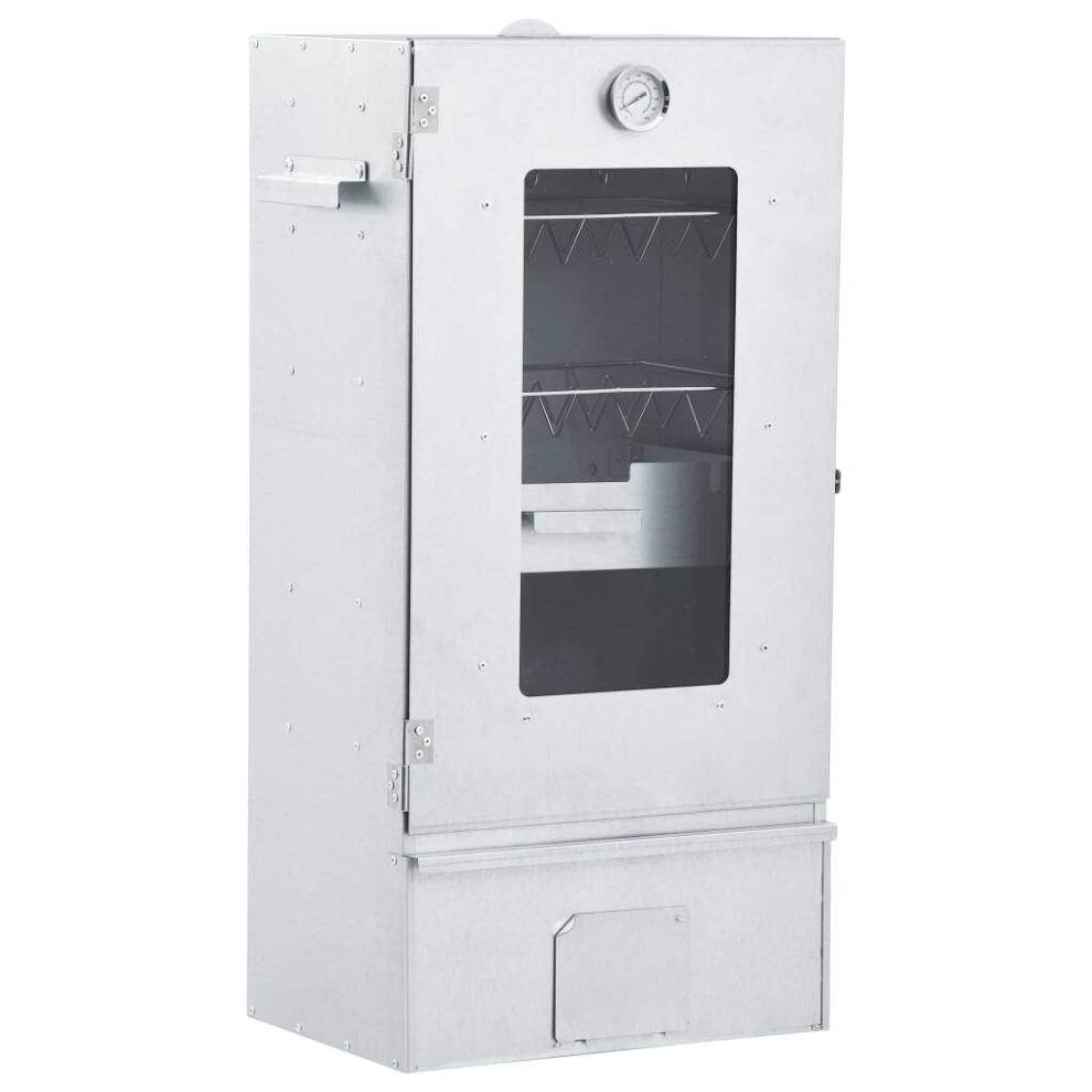 Vidaxl Bbq Oven Smoker With 1Kg Wood Chips 44.5X29x83cm Outdoor Smoker Bbqs