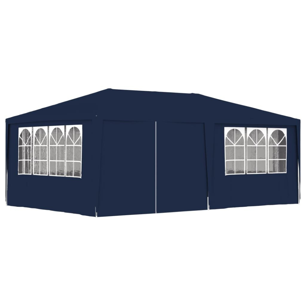 vidaXL Professional Party Tent With Side Walls 6m Blue Garden Canopy Gazebo