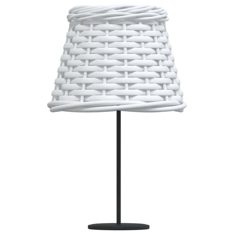 (white, 15 x 12 cm) vidaXL Lamp Shade Table Lamp Shade Bedroom Bedside Light Shade White Wicker