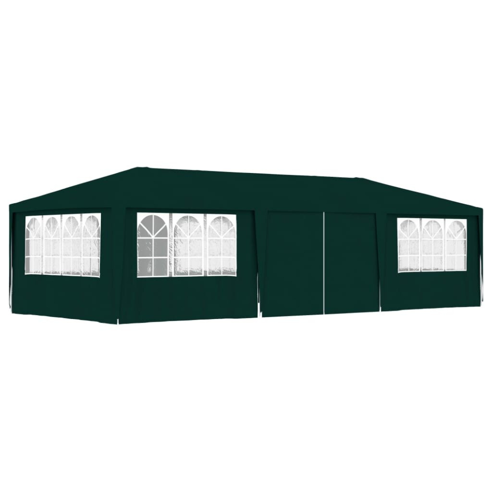 vidaXL Professional Party Tent With Side Walls 9m Green Garden Canopy Gazebo