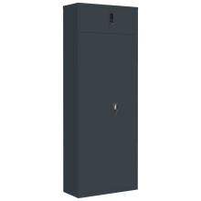 (anthracite, 90 x 40 x 240 cm) vidaXL File Cabinet Storage Cabinet Office Filing Cabinet Storage Unit Steel