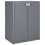 VidaXL vidaXL Gartenschrank Grau 65x45x88 cm PP Rattan-Optik 1