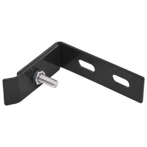 VidaXL vidaXL Wall Corner Connector 10 Sets Anthracite Elbow Fence Accessory Screw 1