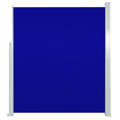 VidaXL vidaXL Patio Terrace Side Awning 160x300cm Blue Retractable Balcony Sunshade 1