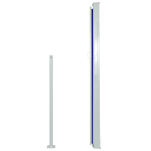 VidaXL vidaXL Patio Terrace Side Awning 160x300cm Blue Retractable Balcony Sunshade 2