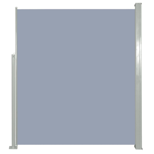 VidaXL vidaXL Patio Retractable Side Awning 160x300cm Grey Outdoor Terrace Sunshade 1