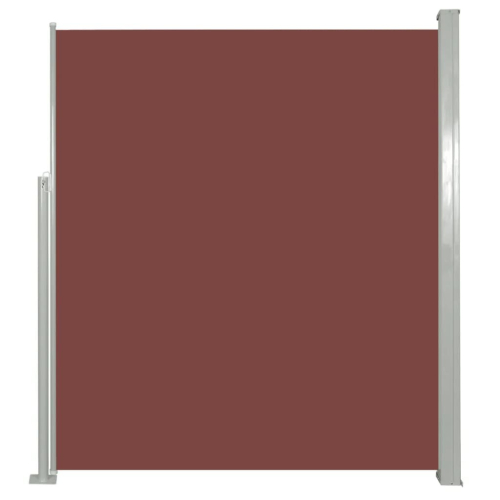 VidaXL vidaXL Patio Retractable Side Awning 160x300cm Brown Privacy Screen Blind 1