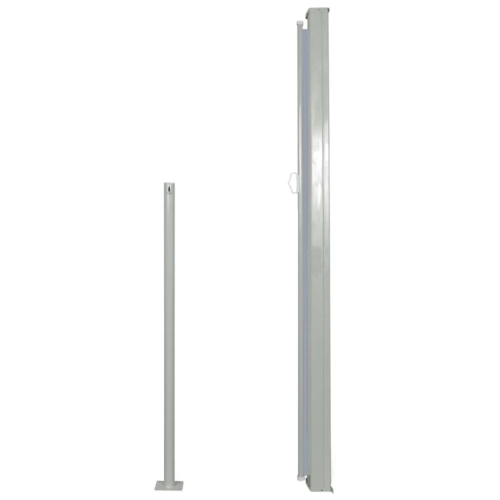 VidaXL vidaXL Patio Retractable Side Awning 160x300cm Grey Outdoor Terrace Sunshade 2
