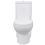 VidaXL vidaXL WC Ceramic Bathroom Corner Toilet White Soft-close Seat Water Saving 2