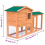 VidaXL vidaXL Kaninchenstall Groß Holz 7