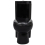 VidaXL vidaXL WC Ceramic Bathroom Corner Toilet Black Soft-close Seat Water Saving 2