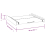 VidaXL vidaXL Washing Machine Stacking Kit Washing Machine Stand with Pull-Out Shelf 4