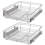 VidaXL 2 pcs Pull-Out Wire Baskets Kitchen Base Larder Units Storage Organiser 500 mm 2