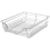 VidaXL 2 pcs Pull-Out Wire Baskets Kitchen Base Larder Units Storage Organiser 500 mm 3