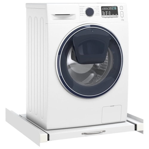 VidaXL vidaXL Washing Machine Stacking Kit Washing Machine Stand with Pull-Out Shelf 1