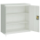 VidaXL vidaXL Office Cabinet with 2 Doors Grey 90cm Steel 2 Shelves Storage Locker 6